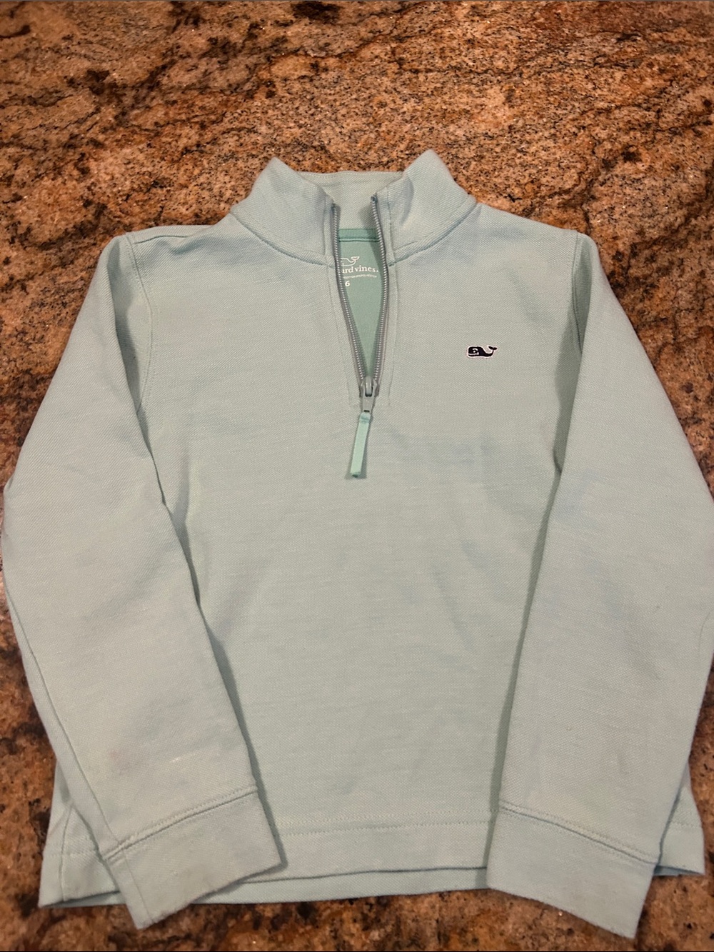 Vineyard Vines Mint Green Half-Zip Pullover